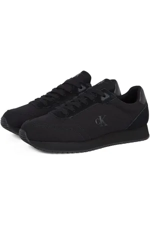 Calvin Klein Sneakers RUNNER SOCK LACEUP MG CANVAS vrijetijdsschoen, lage schoen, veterschoen in klassieke uitstraling