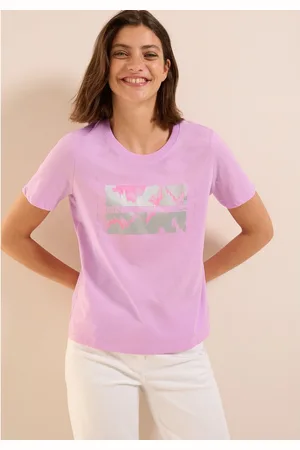CECIL T-shirt met folieprint
