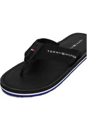 Tommy Hilfiger Teenslippers HILFIGER LEATHER BEACH SANDAL
