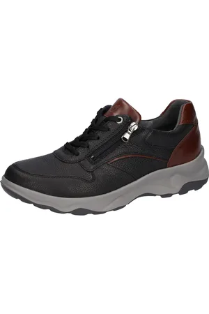 Waldläufer Sneakers H-max , halfschoen, veterschoen met zijrits, h-breedte