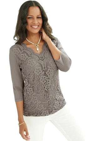 LADY Kanten Shirt (1-delig)