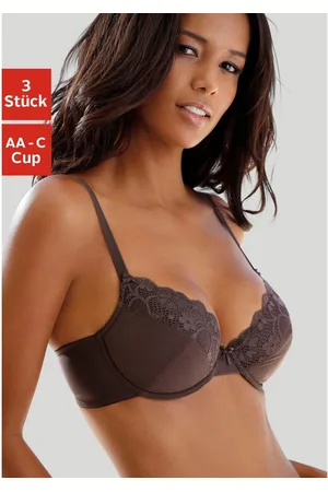 Petite Fleur Push-up-bh push-up-bh met beugel in aantrekkelijke multipack, lingerie (3-delig, Set van 3)