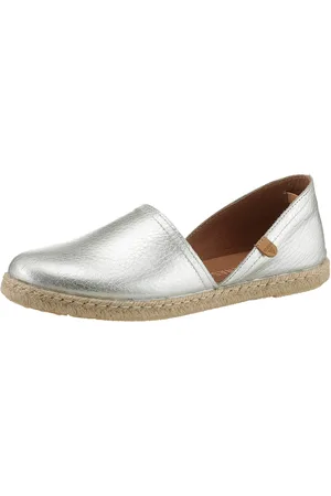 Verbenas Espadrilles CARMEN NUCLEO METAL , slipper, zomerschoen, strandschoen in metallic look