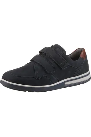 Waldläufer Klittenbandschoenen Klemens Slipper, comfort schoen met praktische klittenbandsluitingen, K-breedte