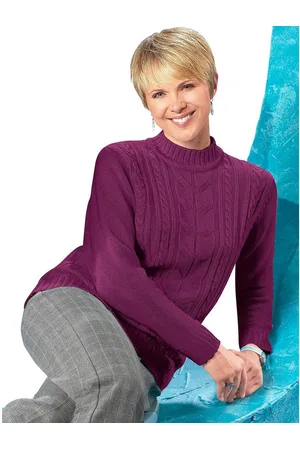 Classic Basics Trui met staande kraag Trui