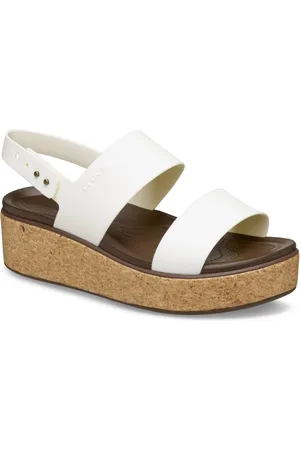 Crocs Sleehaksandaaltjes Brooklyn Cork Low Wedge