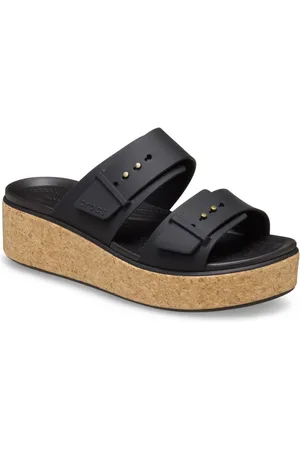 Crocs Sleehakmuiltjes Brooklyn Cork Buckle
