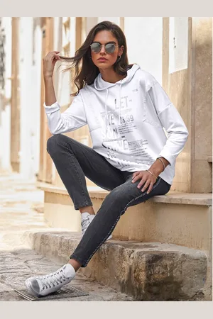 Heine Shirt met lange mouwen Capuchonshirt (1-delig)