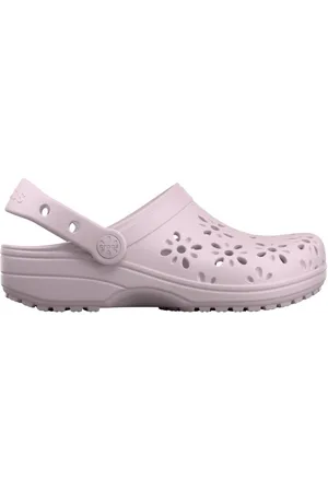 Crocs Clogs Classic Floral Cut Out Clog