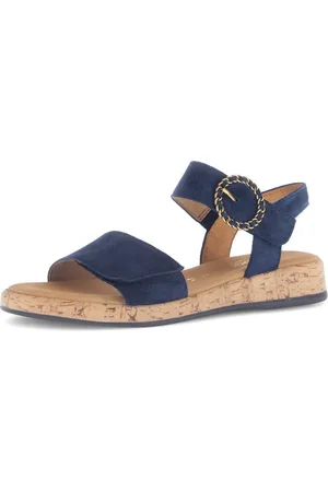Gabor Sleehaksandaaltjes Rhodos , riemchensandaal, comfort-schoen, zomerschoen met mooie sierspeld