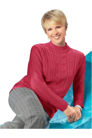 Classic Basics Trui met staande kraag Trui