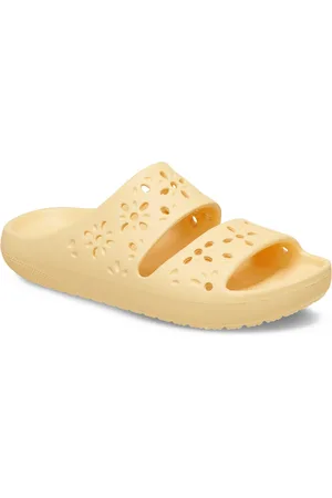 Crocs Badslippers Classic Floral Cut Out Sandal