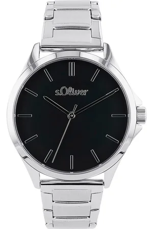 QS by s.Oliver Kwartshorloge Horloge, dameshorloge, stalen band, analoog