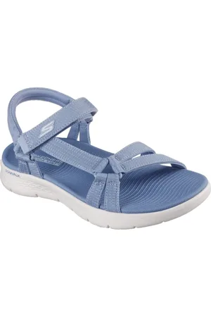 Skechers Sandalen GO WALK FLEX SANDAL-SUBLIME-X , zomerschoen, sandaal, klittenbandschoen, met goga mat voetbed