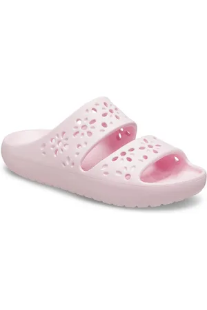 Crocs Badslippers Classic Floral Cut Out Sandal