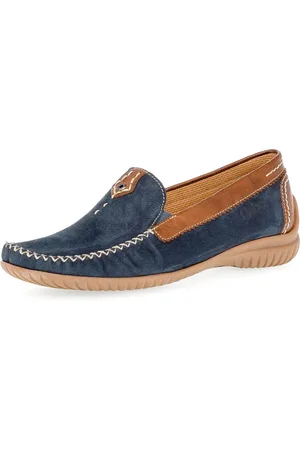 Gabor Mocassins Florence , slipper, instapschoen, comfortabele schoen met contrastnaad, breedte g (=wijd)