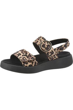 Gabor Sleehaksandaaltjes Florence , plateau, zomerschoen, riemchensandaal, comfort-schoen in breedte (=breed)