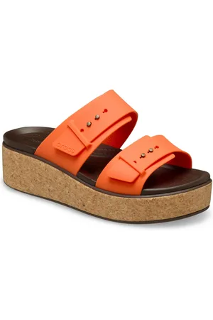 Crocs Sleehakmuiltjes Brooklyn Cork Buckle