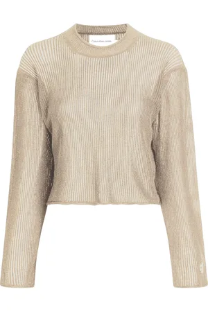 Calvin Klein Gebreide trui METALLIC SWEATER
