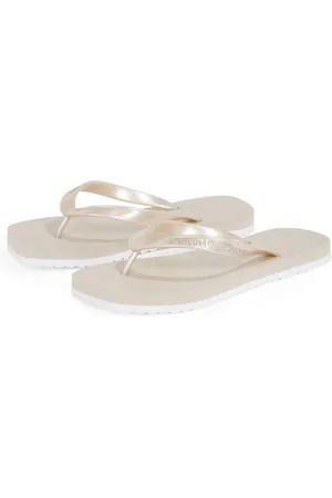Calvin Klein Teenslippers THONG+ TPU METALLIC