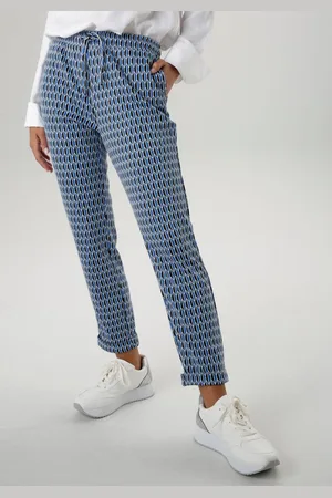 Aniston Comfortbroek met geometrisch motief