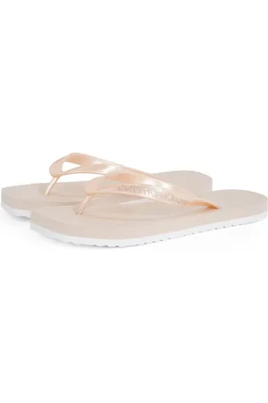 Calvin Klein Teenslippers THONG+ TPU METALLIC