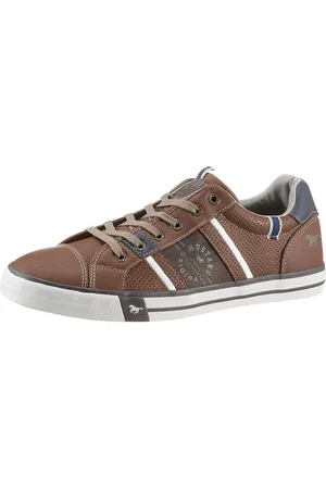 Mustang Sneakers met contrasterende details, vrijetijdsschoen, lage schoen, veterschoen