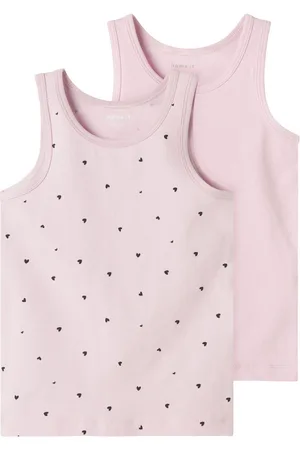 NAME IT Hemd NMFTANK TOP 2P WINSOME HEARTS NOOS (set, 2 stuks)