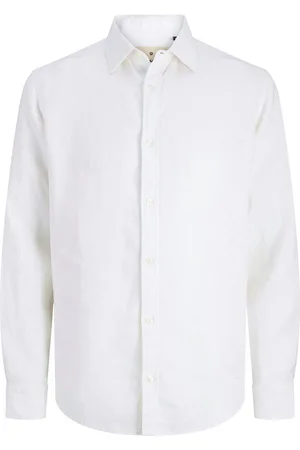 JACK & JONES Linnen overhemd JPRBLALOUI LINEN L/S SHIRT