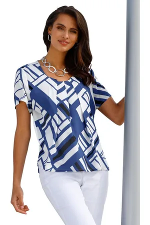 Classic Inspirationen Gedessineerde blouse