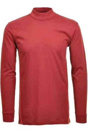 Ragman Shirt met staande kraag