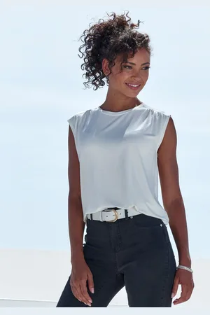 Lascana Shirttop Met decoratieve schouderraffing