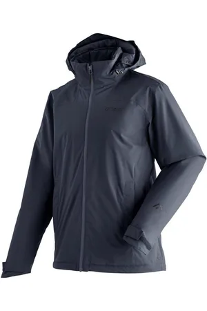 Maier Sports Outdoorjack Metor Therm Rec M Heren wandeljack, ademend en waterdicht, gewatteerde regenjack met capuchon