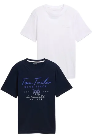 TOM TAILOR Shirt met print (2-delig)