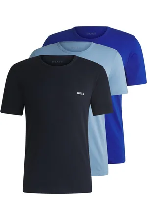 HUGO BOSS T-shirt TShirtRN 3P Classic met borduurwerk (set, 3-delig)