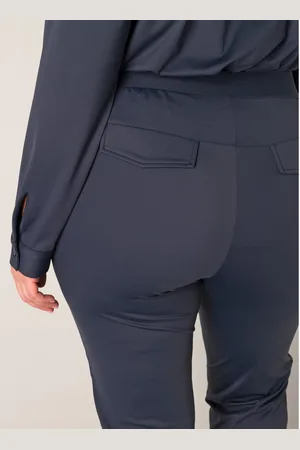 Base Level Stoffen broek Liana met stretch en koord, in jeggings-stijl