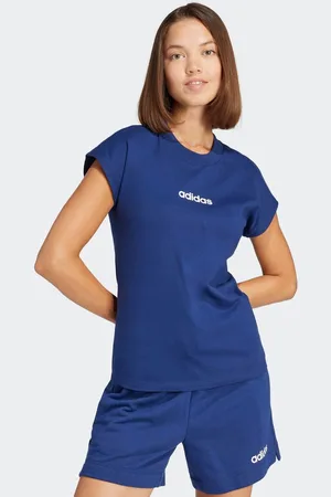 adidas T-shirt W LIN SJ T Basic T-shirt van zacht materiaal