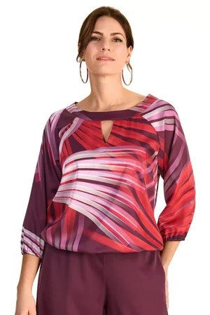 Hermann Lange Shirtblouse met bloemenprint
