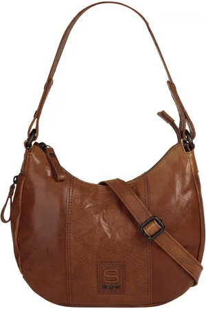 Spikes&Sparrow Schoudertas echt leder