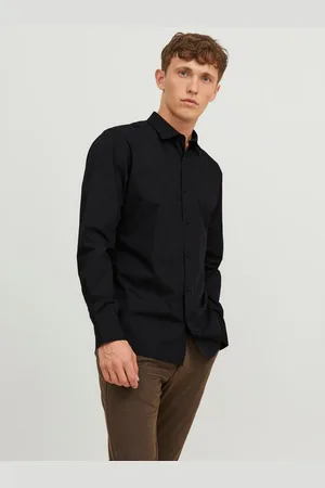 JACK & JONES Overhemd met lange mouwen JJJOE SHIRT LS PLAIN