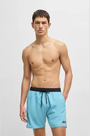 HUGO BOSS Zwemshort Starfish met contraststrepen