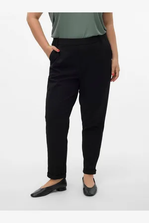 VERO MODA Pantalon VMCMAYA MW LOOSE SOLID PANT CUR NOOS