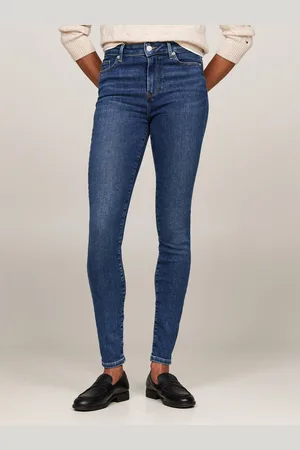 Tommy Hilfiger Skinny fit jeans HARLEM U SKINNY HW CAL met logo-badge