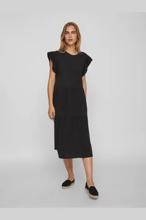 VILA Zomerjurk VISUMMER S/S MIDI DRESS - NOOS