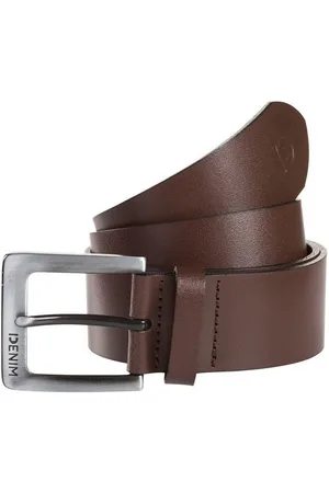 TOM TAILOR Leren riem TTDSAM 4 cm breed, herenriem, klassiek en casual
