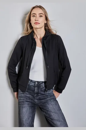 Street one Sweatvest met een rijgkoord
