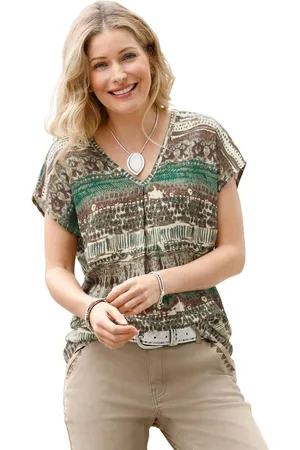 Classic Inspirationen Blouse met korte mouwen