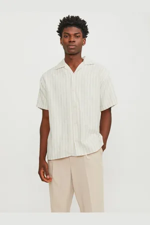 JACK & JONES Overhemd met korte mouwen JORCOBA STRIPE RESORT SHIRT SS SN