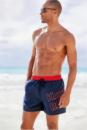 KangaROOS Zwemshort Adams met groot logo-opschrift