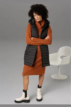 Aniston Bodywarmer met verstelbare capuchon